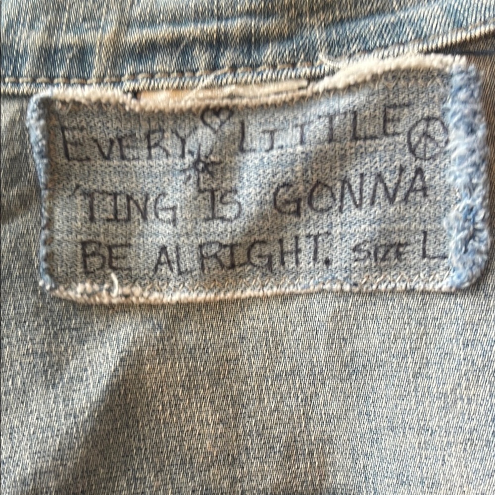 Custom Painted Denim Jacket!! - image 5